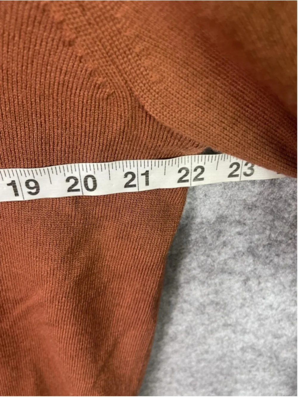 Banana Republic Sweater Mens Large Brown Extra Fine Merino V Neck Knit Pullover